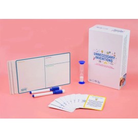 Funderdome Unnecessary Inventions - The Game Where You Invent Things to Solve Problems That Don\'t Really Matter, Ages 12+ for 4-8 Players
