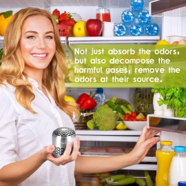 Purriko Refrigerator Deodorizer,Lasts for 10 Years,Refrigerator Odor Eliminator,Fridge Deodorizer,More Effective Than Baking Soda Bamboo Air Purifying Bags Purriko Refrigerator Deodorizer,Lasts for 10 Years,Refrigerator Odor Eliminator,Fridge Deodorizer,More Effective Than Baking Soda Bamboo Air Purifying Bags