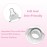 YIYEE Nipple Shields for Nursing Newborn 2 Count, Upgraded for Protecting Inverted & Sore Nipples, Assisting Latch Difficulties, Great for Breastfeeding Mothers, Carrying Case Included