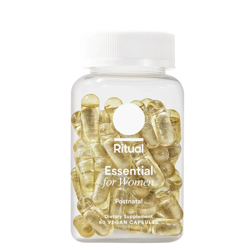 Ritual Essential for Women Postnatal Multivitamin - Postpartum Vitamin - Omega-3 DHA & Choline for Lactation Support, Vitamin A, C, D3 & Zinc for Immune Function Support*, B12, Iodine, Biotin, 30 Day Ritual Essential for Women Postnatal Multivitamin - Postpartum Vitamin - Omega-3 DHA & Choline for Lactation Support, Vitamin A, C, D3 & Zinc for Immune Function Support*, B12, Iodine, Biotin, 30 Day