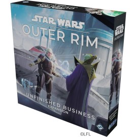 Asmodee Star Wars: Outer Rim - Unfinished Business Expansion - Strategy Game, Adventure Game for Kids & Adults, Ages 14+, 1-4 Players, 3-4 Hour Playtime