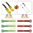 Deinyi Construction Toddler Utensils - Toddler Forks and Spoons - Kids Spoon and Fork Set - Suitable for Kids Utensils - Easter Gifts, Portable Silverware Set for 1 2 3 4 5 year old Toddlers, Yellow