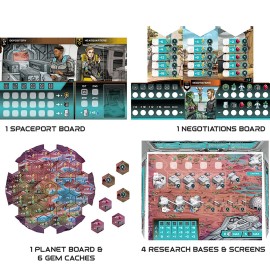 Renegade Game Studios Circadians: First Light Second Edition - Strategy Boardgame, Ages 14+, 1-4 Players, 60-90 Min