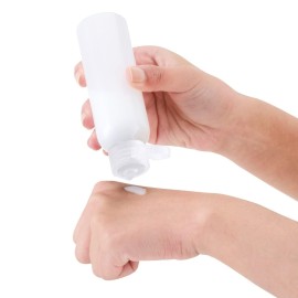 LISAPACK 3.4Oz Travel Bottles with Flip Cap (5 Pcs) Empty Dispenser Container for Travel Size Cosmetics (100ml, Clear Cap) LISAPACK 3.4Oz Travel Bottles with Flip Cap (5 Pcs) Empty Dispenser Container for Travel Size Cosmetics (100ml, Clear Cap)