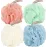 Fu Store Loofah Sponge Shower Loofahs 50g Bath Sponges Mesh Balls 4 Colors for Body Scrubber Exfoliator Wash Back Scrubber Bathroom Men Women - 4 Pack Scrubbers Cleaning Bathing Accessories