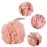 Fu Store Loofah Sponge Shower Loofahs 50g Bath Sponges Mesh Balls 4 Colors for Body Scrubber Exfoliator Wash Back Scrubber Bathroom Men Women - 4 Pack Scrubbers Cleaning Bathing Accessories