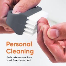 Superio Stiff Nail Brush with Handle 3 Pack Fingernail Scrub Cleaning Brushes for Toes and Nails, All-Purpose Cleaning Brush for Home, Kitchen, Work Superio Stiff Nail Brush with Handle 3 Pack Fingernail Scrub Cleaning Brushes for Toes and Nails, All-Purpose Cleaning Brush for Home, Kitchen, Work
