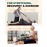 Trideer Stretching Strap Yoga Strap Physical Therapy for Home Workout, Exercise, Pilates and Gymnastics, 10 Loops Non-Elastic Stretch Bands with Aesthetic Packaging for Women & Men (Black)