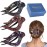 Mistofu 3Pcs French Concord Women\'s Hair Claw Clips - Curved Strong Hold No Slip Grip Large Clips for Thick or Thin Hair (multicolor A)