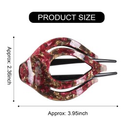 Mistofu 3Pcs French Concord Women\'s Hair Claw Clips - Curved Strong Hold No Slip Grip Large Clips for Thick or Thin Hair (multicolor A) Mistofu 3Pcs French Concord Women\'s Hair Claw Clips - Curved Strong Hold No Slip Grip Large Clips for Thick or Thin Hair (multicolor A)