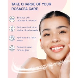 Rosacea Solve Skincare Set for Women & Men - Gentle Face Wash, Rosacea Cream & Face Serum for Skin Redness - Day & Night Hydrating Facial Cleanser & Sensitive Skin Moisturizer by e70 Rosacea Solve Skincare Set for Women & Men - Gentle Face Wash, Rosacea Cream & Face Serum for Skin Redness - Day & Night Hydrating Facial Cleanser & Sensitive Skin Moisturizer by e70