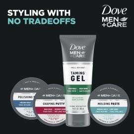 DOVE MEN + CARE Styling Aid Hair Product for a Medium Hold Sculpting Hair Paste for a Textured Look With A Matte Finish 1.75 Ounce (Pack of 3) DOVE MEN + CARE Styling Aid Hair Product for a Medium Hold Sculpting Hair Paste for a Textured Look With A Matte Finish 1.75 Ounce (Pack of 3)