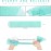 2 Pieces African Bath Sponge African Net Long Net Bath Sponge Exfoliating Shower Body Scrubber Back Scrubber Skin Smoother,Great for Daily Use (Green)