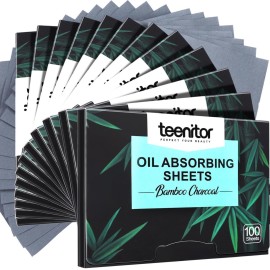 Teenitor 1200 Counts Oil Absorbing Sheets for Face, Oil Blotting Sheets for Face, Bamboo Charcoal Blotting Paper for Oily Skin Face Oil Sheets, Oil Wipes for Face Oil Control Film Teenitor 1200 Counts Oil Absorbing Sheets for Face, Oil Blotting Sheets for Face, Bamboo Charcoal Blotting Paper for Oily Skin Face Oil Sheets, Oil Wipes for Face Oil Control Film