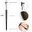 Fine Angled Eyeliner Brush, JASSINS Ultra thin Precision EyeLiner Makeup Brushes Set, Fine Point Eyeliner Brush, Synthetic Bristles Eye Makeup Tool (3 Pcs)