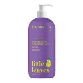 ATTITUDE Shampoo and Body Wash for Kids, EWG Verified Hair and Body Cleanser, Dermatologically Tested Soap, Plant and Mineral Based Bath Products, Vegan, Vanilla and Pear, 32 Fl Oz ATTITUDE Shampoo and Body Wash for Kids, EWG Verified Hair and Body Cleanser, Dermatologically Tested Soap, Plant and Mineral Based Bath Products, Vegan, Vanilla and Pear, 32 Fl Oz