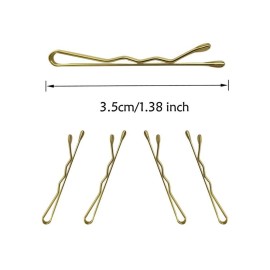 220 Count Mini Wavy 1.38 Inch Blonde Bobby Pins, YINGFENG Small Gold Hair Clips with Storage Box for Updos, Metal Hair Clips for Kids, Girls and Women, Suitable for All Hair Types 220 Count Mini Wavy 1.38 Inch Blonde Bobby Pins, YINGFENG Small Gold Hair Clips with Storage Box for Updos, Metal Hair Clips for Kids, Girls and Women, Suitable for All Hair Types