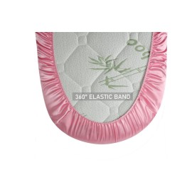 Satin Bassinet Sheet Set 2 Pack Ultra Soft Silk Fit for Rectangle, Hourglass, Oval Bassinet Mattress Protect for Baby Hair and Skin Cradle or Bassinet Sheets, Pink & White Satin Bassinet Sheet Set 2 Pack Ultra Soft Silk Fit for Rectangle, Hourglass, Oval Bassinet Mattress Protect for Baby Hair and Skin Cradle or Bassinet Sheets, Pink & White