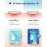 LitBear Acne Pimple Patches- Day and Night 4 Sizes 180 Dots Thin & Thick Hydrocolloid Patches with Witch Hazel, Tea Tree & Calendula Oil, Extra Adhesion for Face Zit Patch Dots