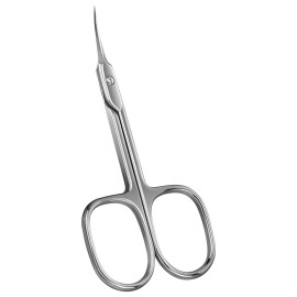 CGBE Cuticle Scissors Extra Fine Curved Blade, Super Slim Manicure Scissors for Cuticles Professional Small Scissors with Precise Pointed Tip Grooming Blades, Eyebrow, Eyelash, and Dry Skin - Silvery CGBE Cuticle Scissors Extra Fine Curved Blade, Super Slim Manicure Scissors for Cuticles Professional Small Scissors with Precise Pointed Tip Grooming Blades, Eyebrow, Eyelash, and Dry Skin - Silvery