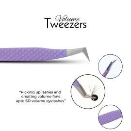SIVOTE Lash Tweezers for Eyelash Extensions, Set of 3 - Volume, Volume Boot, Slim 90 Degree Tweezers with Fiber Tips in Pastel Colors, Ideal for Mega, Volume & Russian Lashes - Includes Leather Pouch SIVOTE Lash Tweezers for Eyelash Extensions, Set of 3 - Volume, Volume Boot, Slim 90 Degree Tweezers with Fiber Tips in Pastel Colors, Ideal for Mega, Volume & Russian Lashes - Includes Leather Pouch