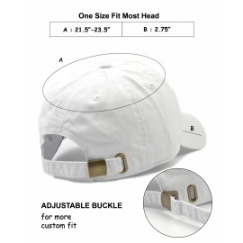 Utmost Unisex Classic Low Profile Cotton Baseball Cap Plain Blank Camoflauge Soft Unconstructed Adjustable Size Dad Hat (White) Utmost Unisex Classic Low Profile Cotton Baseball Cap Plain Blank Camoflauge Soft Unconstructed Adjustable Size Dad Hat (White)