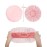 Auban Shower Cap, Shower Cap for Women Terry Cloth Lined EVA Exterior Reusable Double Layer Waterproof, Large Bath Hair Cap, Hotel Travel Essentials Accessories Cleaning Supplies(Pink)