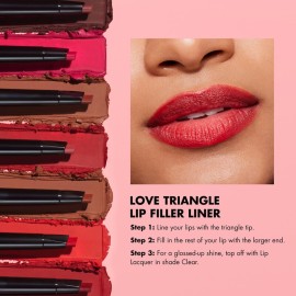 e.l.f. Love Triangle Lip Filler Liner, 2-in-1 Lipliner Pencil For Sculpting & Filling, Long-Lasting Intense Color, Vegan & Cruelty-Free, Soft Pink e.l.f. Love Triangle Lip Filler Liner, 2-in-1 Lipliner Pencil For Sculpting & Filling, Long-Lasting Intense Color, Vegan & Cruelty-Free, Soft Pink