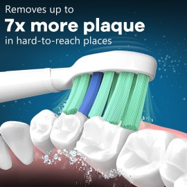 Toptheway Toothbrush Replacement Heads Compatible with Philips Sonicare ProtectiveClean DiamondClean C2 G2 W 4100 5100 5300 Plaque Control, 10 Pack Toptheway Toothbrush Replacement Heads Compatible with Philips Sonicare ProtectiveClean DiamondClean C2 G2 W 4100 5100 5300 Plaque Control, 10 Pack