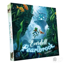 Everdell: Pearlbrook Expansion | Board Game Add-On for Everdell Base Game | Includes 3D Wonder Constructions, New Pearl Components, and Frog Ambassadors | 1-4 Players, Fantasy Tabletop Game Upgrade