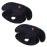 Baby Piddle Pad Car Seat Liner,Potty Training car seat Protector with Waterproof Liner for Child Safety Car Seat Stroller and Dinner Chair,Machine Wash and Dry (Plus-Black 2Pcs)