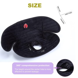 Baby Piddle Pad Car Seat Liner,Potty Training car seat Protector with Waterproof Liner for Child Safety Car Seat Stroller and Dinner Chair,Machine Wash and Dry (Plus-Black 2Pcs) Baby Piddle Pad Car Seat Liner,Potty Training car seat Protector with Waterproof Liner for Child Safety Car Seat Stroller and Dinner Chair,Machine Wash and Dry (Plus-Black 2Pcs)