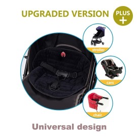 Baby Piddle Pad Car Seat Liner,Potty Training car seat Protector with Waterproof Liner for Child Safety Car Seat Stroller and Dinner Chair,Machine Wash and Dry (Plus-Black 2Pcs) Baby Piddle Pad Car Seat Liner,Potty Training car seat Protector with Waterproof Liner for Child Safety Car Seat Stroller and Dinner Chair,Machine Wash and Dry (Plus-Black 2Pcs)