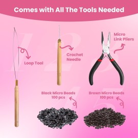 NIACONN Glitter Hair Tinsel Extensions Kit 18 Colors with Tools and Beads, 48 Inch Sparkly Fairy Colorful Tensile Strands Shiny Hair Accessories for Women Girls Kids NIACONN Glitter Hair Tinsel Extensions Kit 18 Colors with Tools and Beads, 48 Inch Sparkly Fairy Colorful Tensile Strands Shiny Hair Accessories for Women Girls Kids