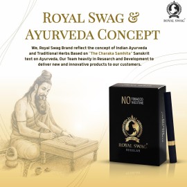 ROYAL SWAG Ayurvedic & Herbal Cigarette, Regular (10 Sticks) Smoking Cessation
