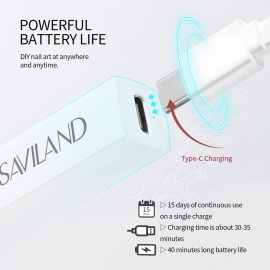 SAVILAND U V Light for Nails: Handheld Gel Lamp for Gel Nails Flash Cure Lamp for LED Nail Lamp Portable Mini Nail Dryer Polish Nail Glue USB Flashlight Home DIY Manicure Art SAVILAND U V Light for Nails: Handheld Gel Lamp for Gel Nails Flash Cure Lamp for LED Nail Lamp Portable Mini Nail Dryer Polish Nail Glue USB Flashlight Home DIY Manicure Art