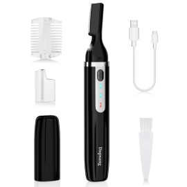 Dapsang Eyebrow Trimmer, Electric Eyebrow Razor for Women Men, Rechargeable Painless LED Light Facial Hair Shaver Remover with Rinseable Blade for Face Lips Neck Leg Dapsang Eyebrow Trimmer, Electric Eyebrow Razor for Women Men, Rechargeable Painless LED Light Facial Hair Shaver Remover with Rinseable Blade for Face Lips Neck Leg