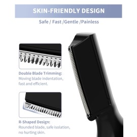 Dapsang Eyebrow Trimmer, Electric Eyebrow Razor for Women Men, Rechargeable Painless LED Light Facial Hair Shaver Remover with Rinseable Blade for Face Lips Neck Leg Dapsang Eyebrow Trimmer, Electric Eyebrow Razor for Women Men, Rechargeable Painless LED Light Facial Hair Shaver Remover with Rinseable Blade for Face Lips Neck Leg