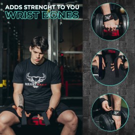 BEAST RAGE Lifting Wrist Straps for Weightlifting, Weight Lifting Straps Gym Power Workouts Lifting Straps Padded Cotton Men Women Supportive Lift Deadlift Straps Hard Pull Exercise Straps (Black) BEAST RAGE Lifting Wrist Straps for Weightlifting, Weight Lifting Straps Gym Power Workouts Lifting Straps Padded Cotton Men Women Supportive Lift Deadlift Straps Hard Pull Exercise Straps (Black)