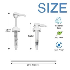 4 Pack Gallon Jug Pump Dispenser 38-400 White Pump for Gallon Jug Dispensing - 7cc Lotion Gallon Shampoo Pump Top Replacement, Fits 1 Gallon Bottle 64oz 128oz Hand Sanitizer Containers, Plus Labels 4 Pack Gallon Jug Pump Dispenser 38-400 White Pump for Gallon Jug Dispensing - 7cc Lotion Gallon Shampoo Pump Top Replacement, Fits 1 Gallon Bottle 64oz 128oz Hand Sanitizer Containers, Plus Labels