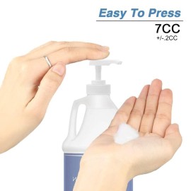 4 Pack Gallon Jug Pump Dispenser 38-400 White Pump for Gallon Jug Dispensing - 7cc Lotion Gallon Shampoo Pump Top Replacement, Fits 1 Gallon Bottle 64oz 128oz Hand Sanitizer Containers, Plus Labels 4 Pack Gallon Jug Pump Dispenser 38-400 White Pump for Gallon Jug Dispensing - 7cc Lotion Gallon Shampoo Pump Top Replacement, Fits 1 Gallon Bottle 64oz 128oz Hand Sanitizer Containers, Plus Labels