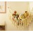 Stuffed Animal Toy Storage Hammock with LED Light - Macrame Jumbo Doll Corner Stuff Animals Organizer Decorations - Cute Hanging Plushie Net Kids Baby Nursery Bedroom Room Decor