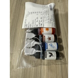 Temporary Tattoo Ink and Stencils for Adults Teens Kids, Temporary Tattoo Kit Skin Friendly - Black Red Brown Green Purple Blue Orange Temporary Tattoo Ink and Stencils for Adults Teens Kids, Temporary Tattoo Kit Skin Friendly - Black Red Brown Green Purple Blue Orange