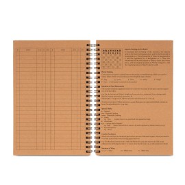 A&A 2 Pack Chess Scorebook, 50 Games Recordable, 100 Moves Per Game, Eye-Protection Chess Scorebook / 5.5 x 8.25 in.