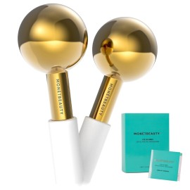 MontBeauty Stainless Steel Ice Globes for Facials (Gold), Durable Cryo Globes Instantly Reduce Puffiness, Tighten Pores and Sinus Relief, Face Globes for Facial Massages and Daily Beauty Routines MontBeauty Stainless Steel Ice Globes for Facials (Gold), Durable Cryo Globes Instantly Reduce Puffiness, Tighten Pores and Sinus Relief, Face Globes for Facial Massages and Daily Beauty Routines