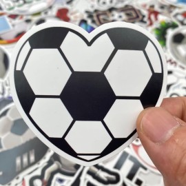 AOWDIAO 100 Pieces Soccer Stickers, Vinyl Waterproof Stickers Pack, Soccer Gifts, Party Favors & Decorations AOWDIAO 100 Pieces Soccer Stickers, Vinyl Waterproof Stickers Pack, Soccer Gifts, Party Favors & Decorations