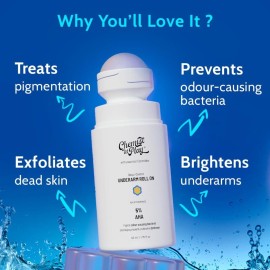 Chemist At Play UnderArm Roll-On with 5% Lactic Acid 1% Mandelic Acid | Prevents Odour Brightens Skin & Exfoliates Underarm | Long Lasting Aqua Fragrance | Alcohol & Aluminium Free (1.3 Ounce) Chemist At Play UnderArm Roll-On with 5% Lactic Acid 1% Mandelic Acid | Prevents Odour Brightens Skin & Exfoliates Underarm | Long Lasting Aqua Fragrance | Alcohol & Aluminium Free (1.3 Ounce)