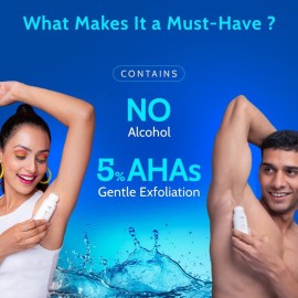 Chemist At Play UnderArm Roll-On with 5% Lactic Acid 1% Mandelic Acid | Prevents Odour Brightens Skin & Exfoliates Underarm | Long Lasting Aqua Fragrance | Alcohol & Aluminium Free (1.3 Ounce) Chemist At Play UnderArm Roll-On with 5% Lactic Acid 1% Mandelic Acid | Prevents Odour Brightens Skin & Exfoliates Underarm | Long Lasting Aqua Fragrance | Alcohol & Aluminium Free (1.3 Ounce)