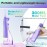 TOVENDOR Electric Water Flosser, Cordless Rechargeable Dental Oral Irrigator IPX7 Waterproof 300ML Travel Water Teeth Cleaner with 5 Tips for Braces Care Teeth Gums Cleaning, Home Office Daily Use