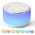 FamiSym White Noise Sound Machine Baby for Sleeping with Night Light - 34 Soothing Sounds, Rechargeable White Noise Machine for Kids Adults Sleep, Portable Lullaby Machine Baby Soother
